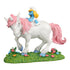 schlumpfine mit einhorn figur
