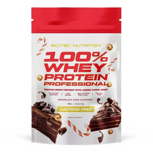 Scitec 100 Whey Protein Professional 500G Lactosefree Chocolate Cake