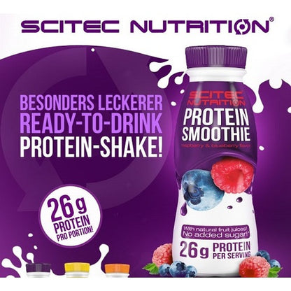 Scitec Protein Smoothie 8X330Ml Blue Raspberry