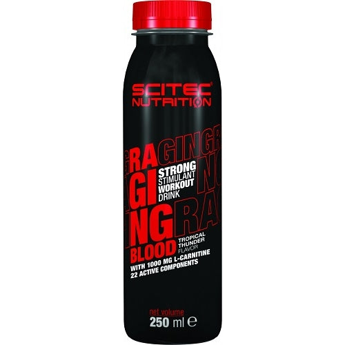 Scitec Raging Blood, Strong 12X250Ml Tropical Thunder