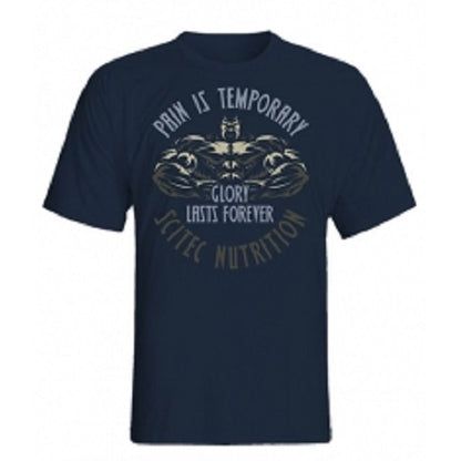 Scitec T Shirt Pain Is Temporary Blau L