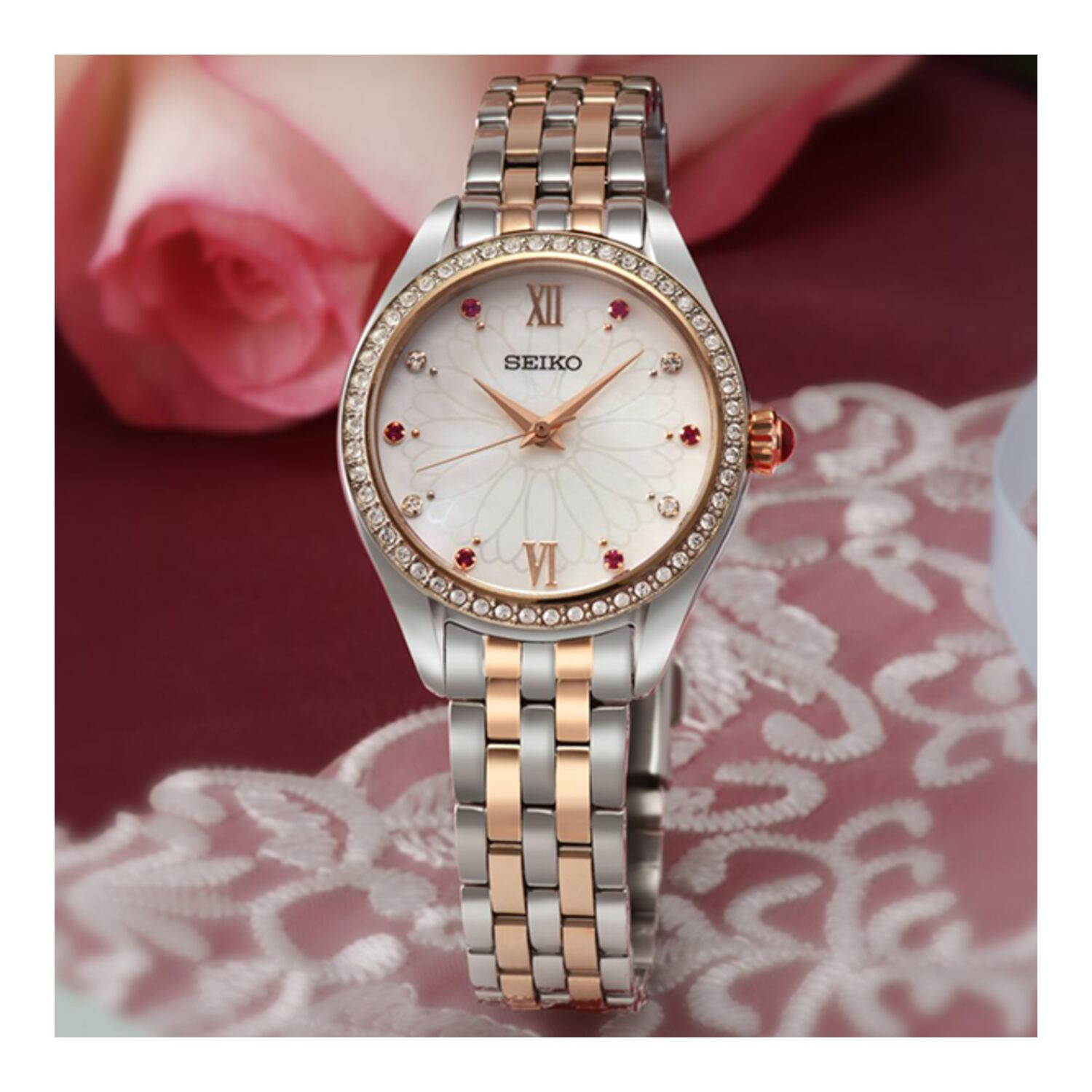 Montre à quartz Seiko pour femme