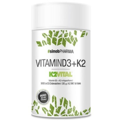 Sinob Vitamin D3 K2 60 Kapseln