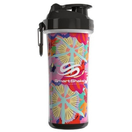 Smartshake Dw 750Ml Flower Power Tropical Red