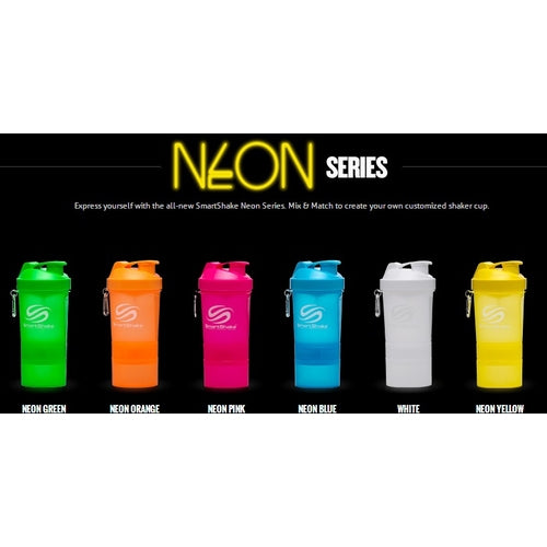 Smartshake Neon Series 600Ml Rot