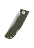 Schnitzel Kvar G10 Messer   Stonewashed Grün