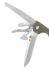 SOG Tellus MT: 15 in 1 Multitool mit Feuerstarter & G10