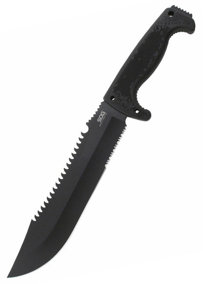 SOG Jungle Primitive Machete: 3 in 1 Survival Tool