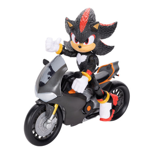sonic the hedgehog 3 shadow mit mototrrad spielset 13 cm