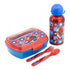 spiderman midnight flyer gift box sandwich box trinkflasche besteck