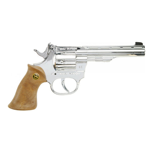 spielzeugpistole kadett silber 19cm silber braun