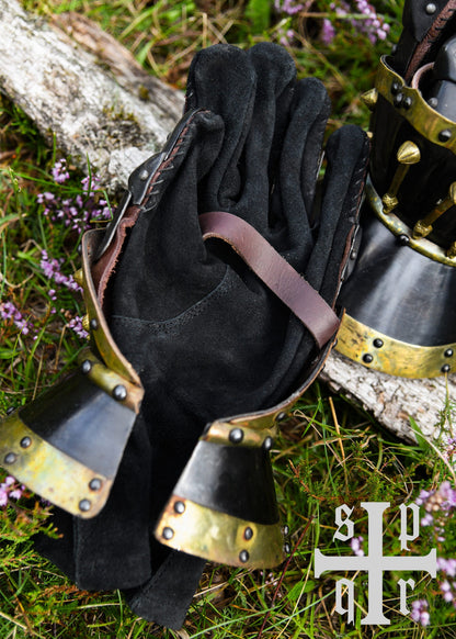 stundenglashandschuhe mailand ca 1370 ca 1 6 mm stahl geschwaerzt