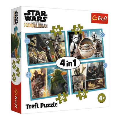 star wars puzzle 4in1 35 70 teile