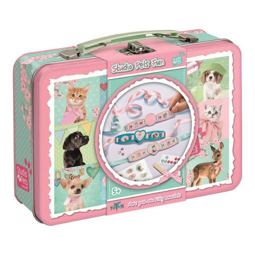 studio pets kitty bracelets lederlook armbaender basteln