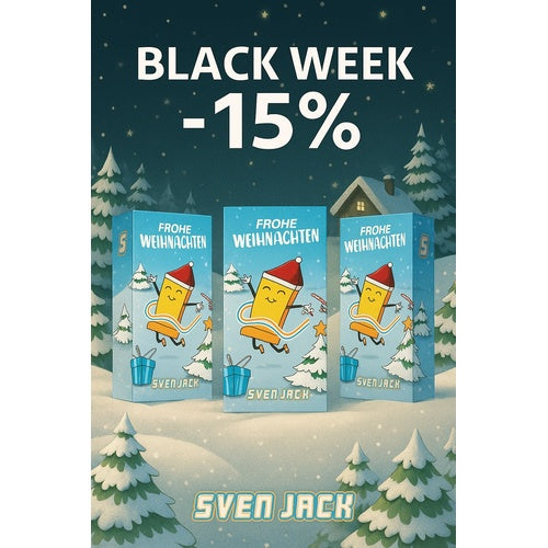 Sven Jack Adventskalender 2025 49X65G Fitness Kalender