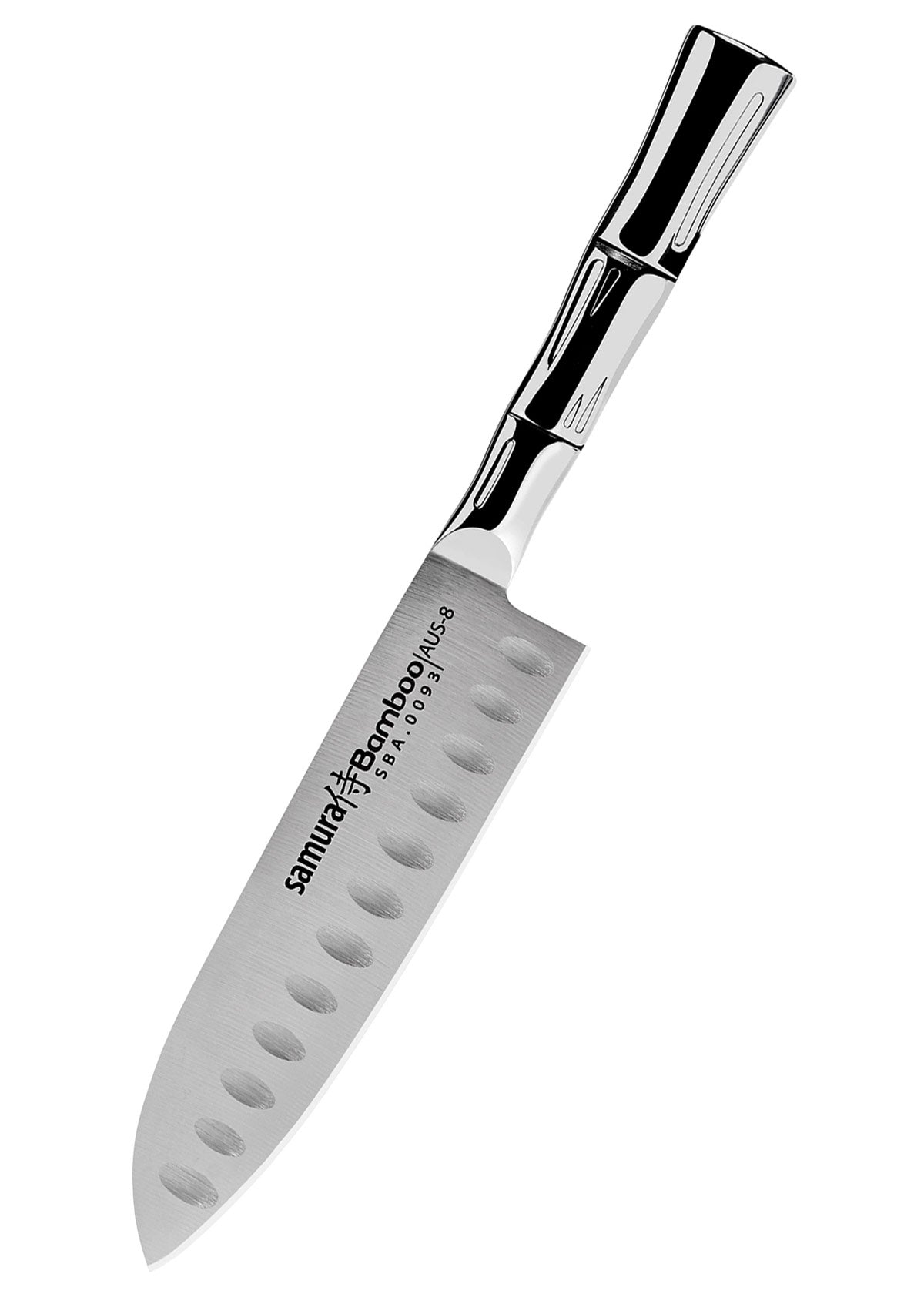 Samura Bamboo Santoku 137mm mit Kullenschliff