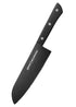 Samura Shadow Santoku (175mm) – Präzision in Schwarz