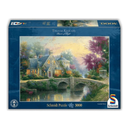 thomas kinkade abendstimmung 3000 teile puzzle