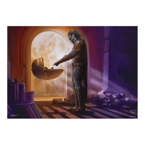 thomas kinkade star wars the mandalorian turning point puzzle 1000 teile