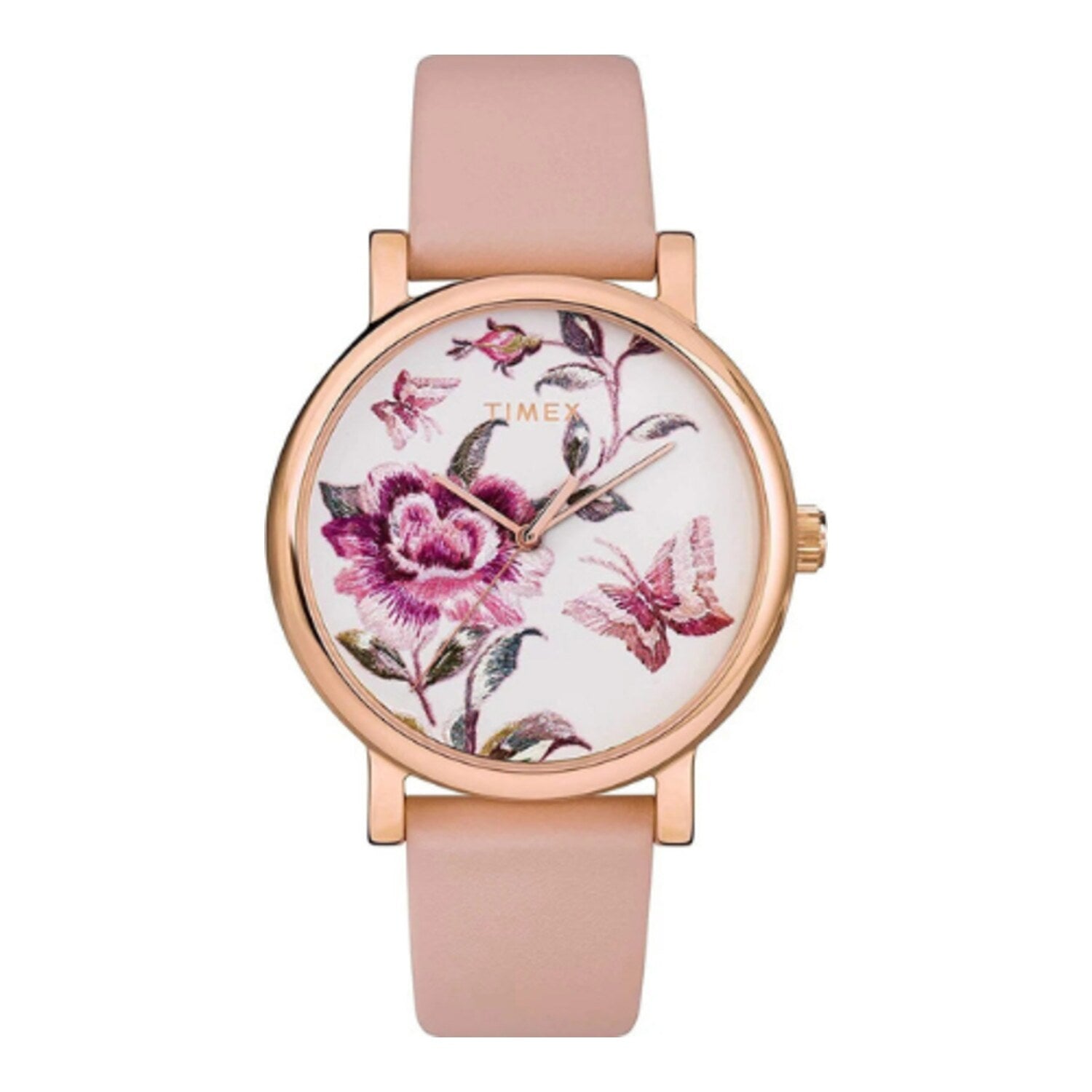 Timex Full Bloom Floral Dial Ladies Watch