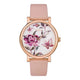 Full Bloom Floral Dial Ladies Watch