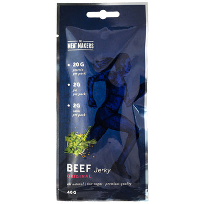 Tmm Meatmakers Jerky Trockenfleisch Active Beutel 40G Einzelnd Beef Original