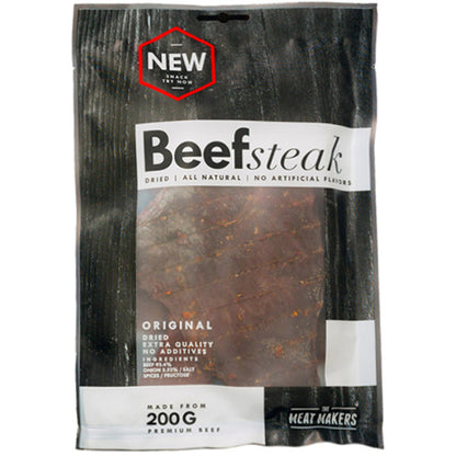 Tmm Meatmakers Jerky Trockenfleisch Beef Steak Beutel Einzelnd 200G Peppered