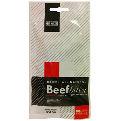Tmm Meatmakers Jerky Trockenfleisch Bites 20X 40G Beef Peppered