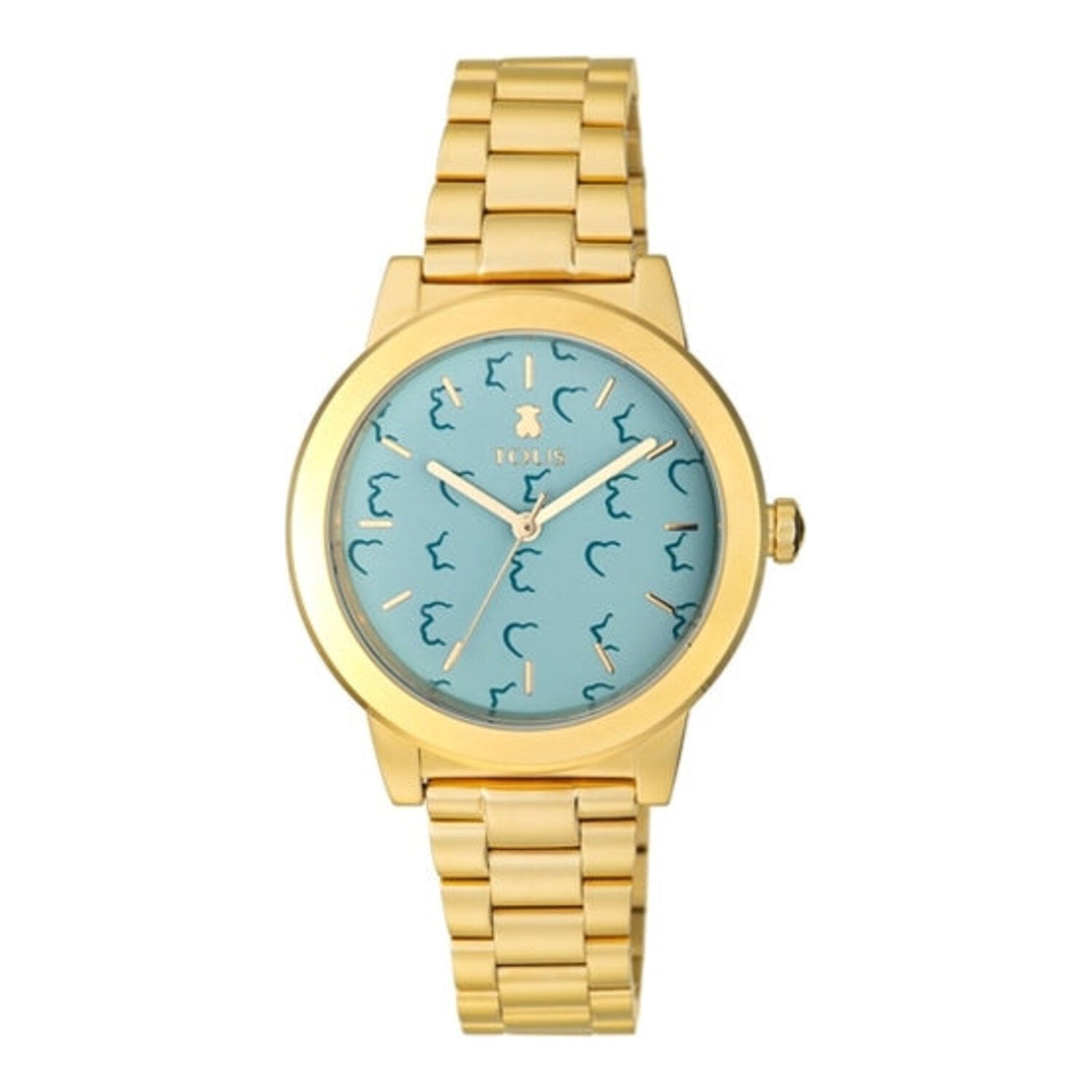 Montre analogique entièrement vitrée