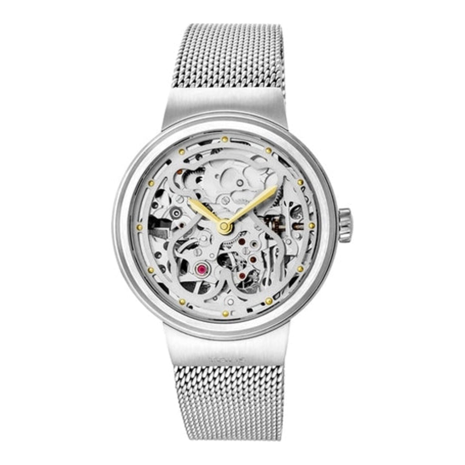 Montre analogique entièrement vitrée