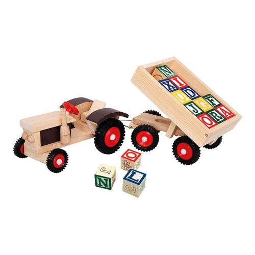 tracki bobo traktor mit abc anhaenger