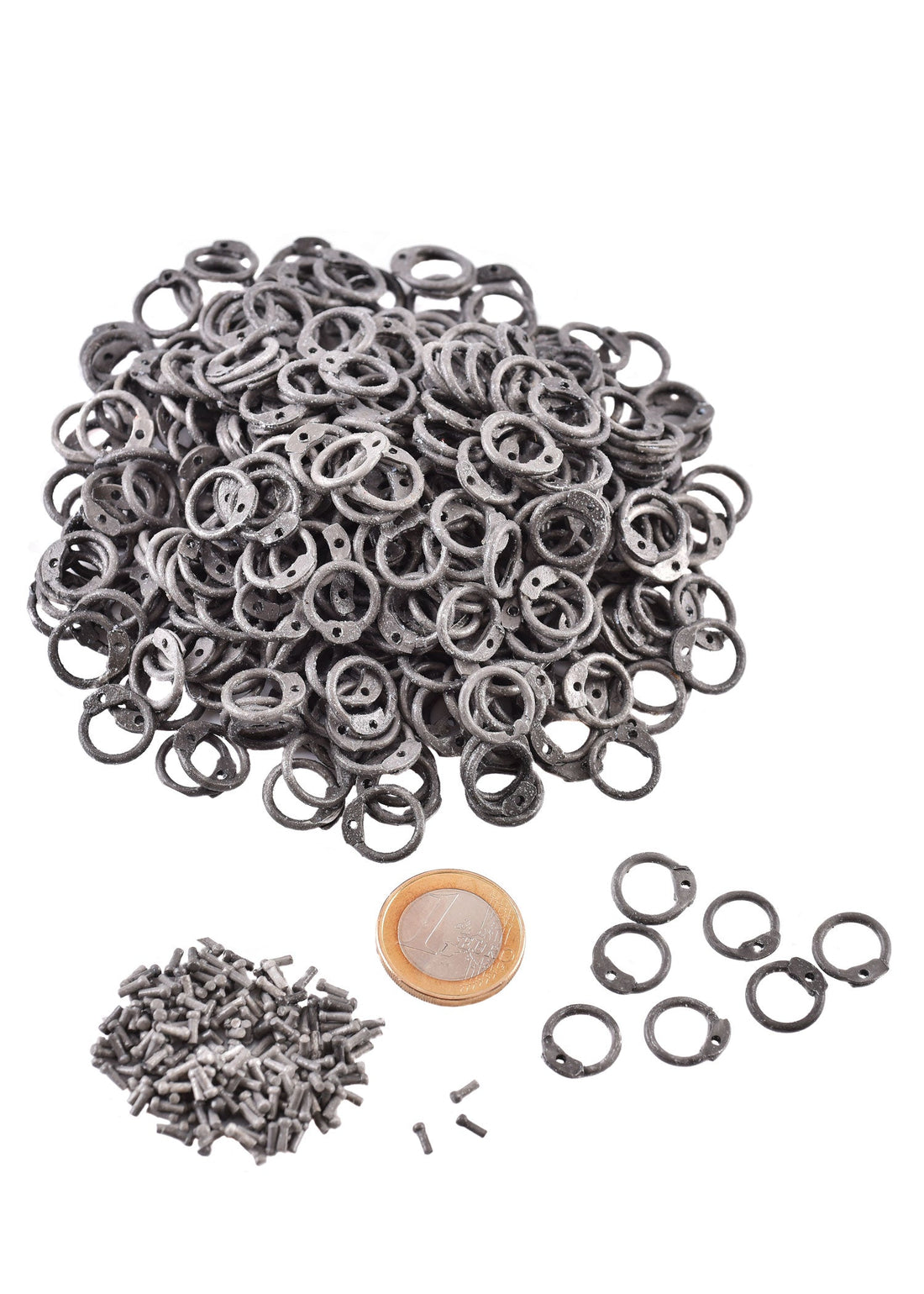 1kg ARR Aluminium Kettenringe 8mm zum Vernieten