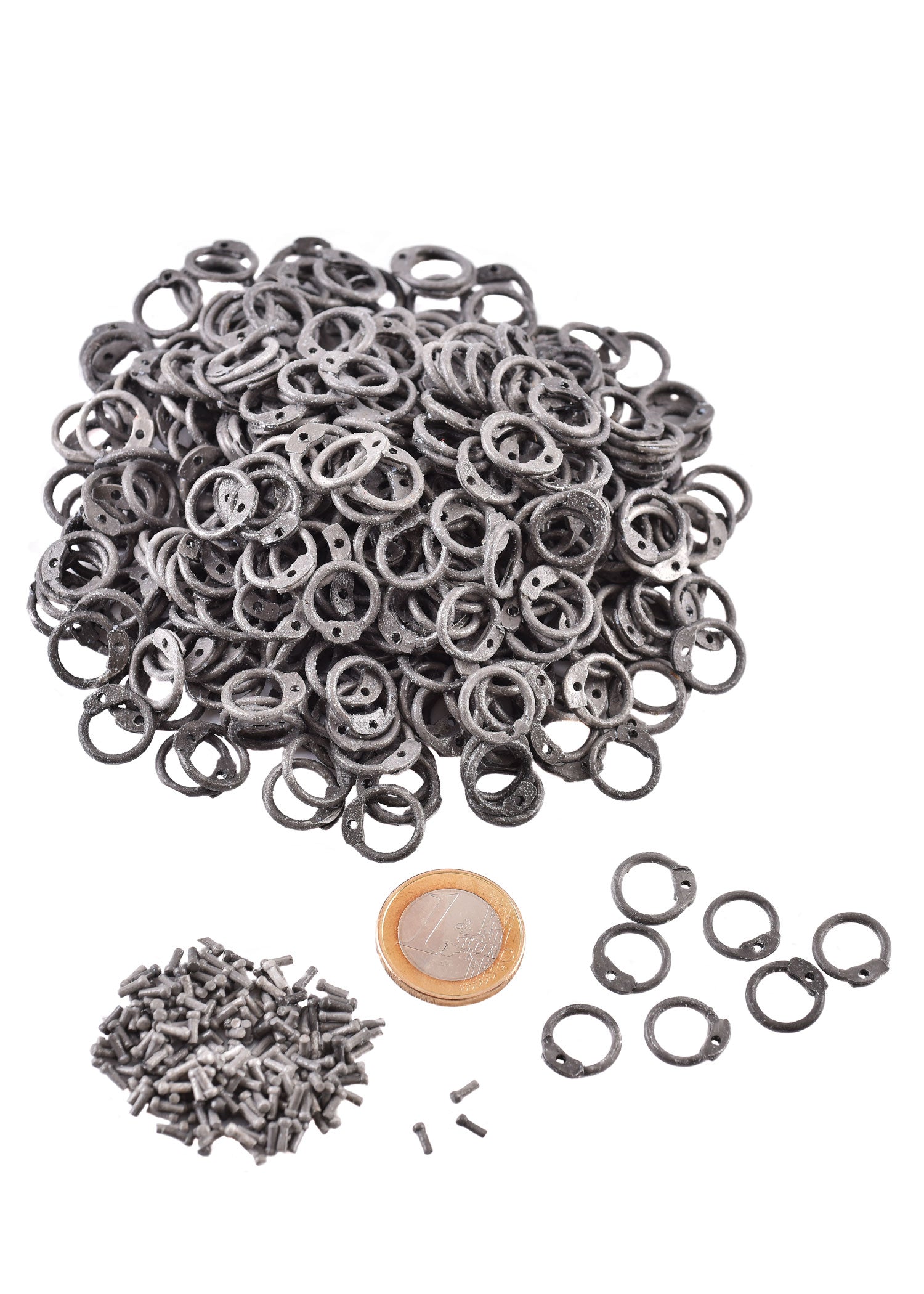 1kg ARR Aluminium Kettenringe 8mm zum Vernieten