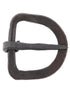 Handgeschmiedete Stahl Schnalle (21mm)   D Form
