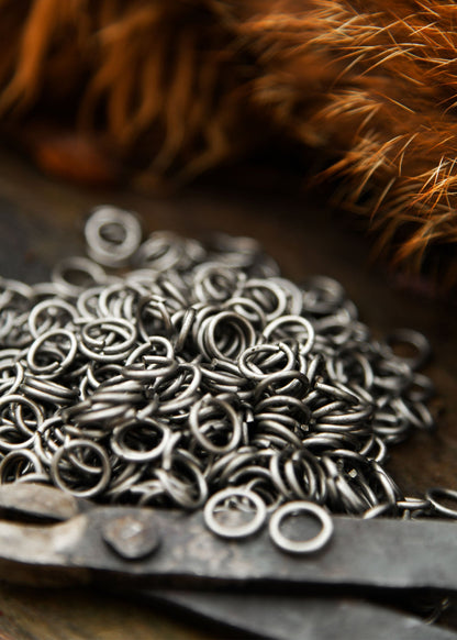 1kg paket lose kettenringe unvernietet id8mm federstahl