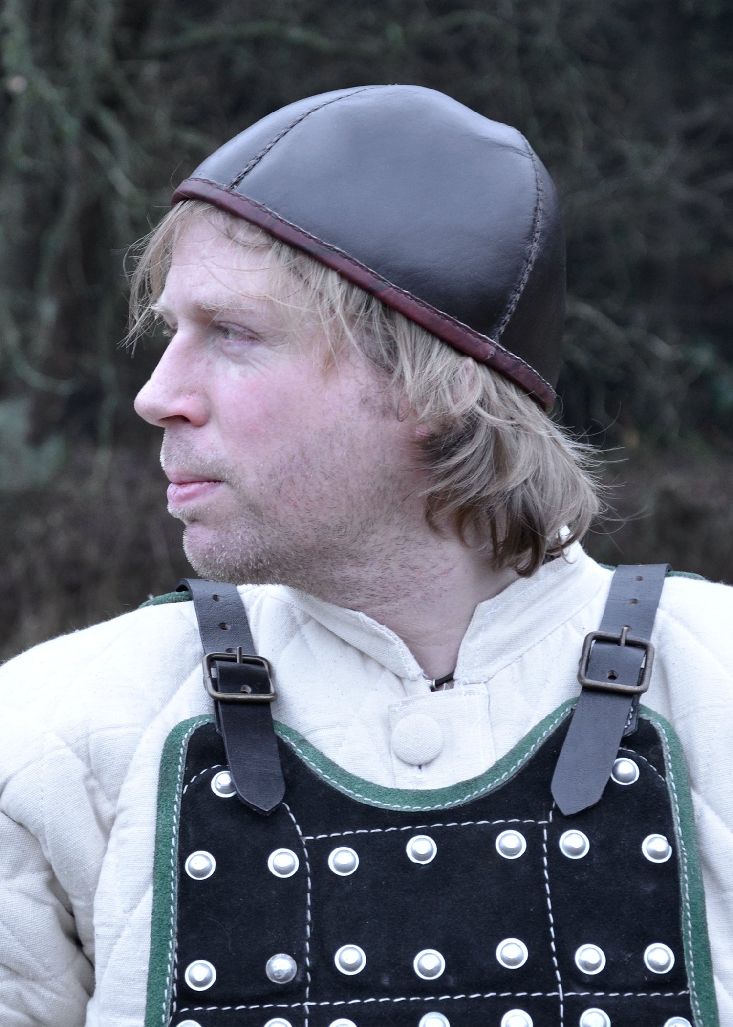 Mittelalterliche Lederkappe von Ulfberth