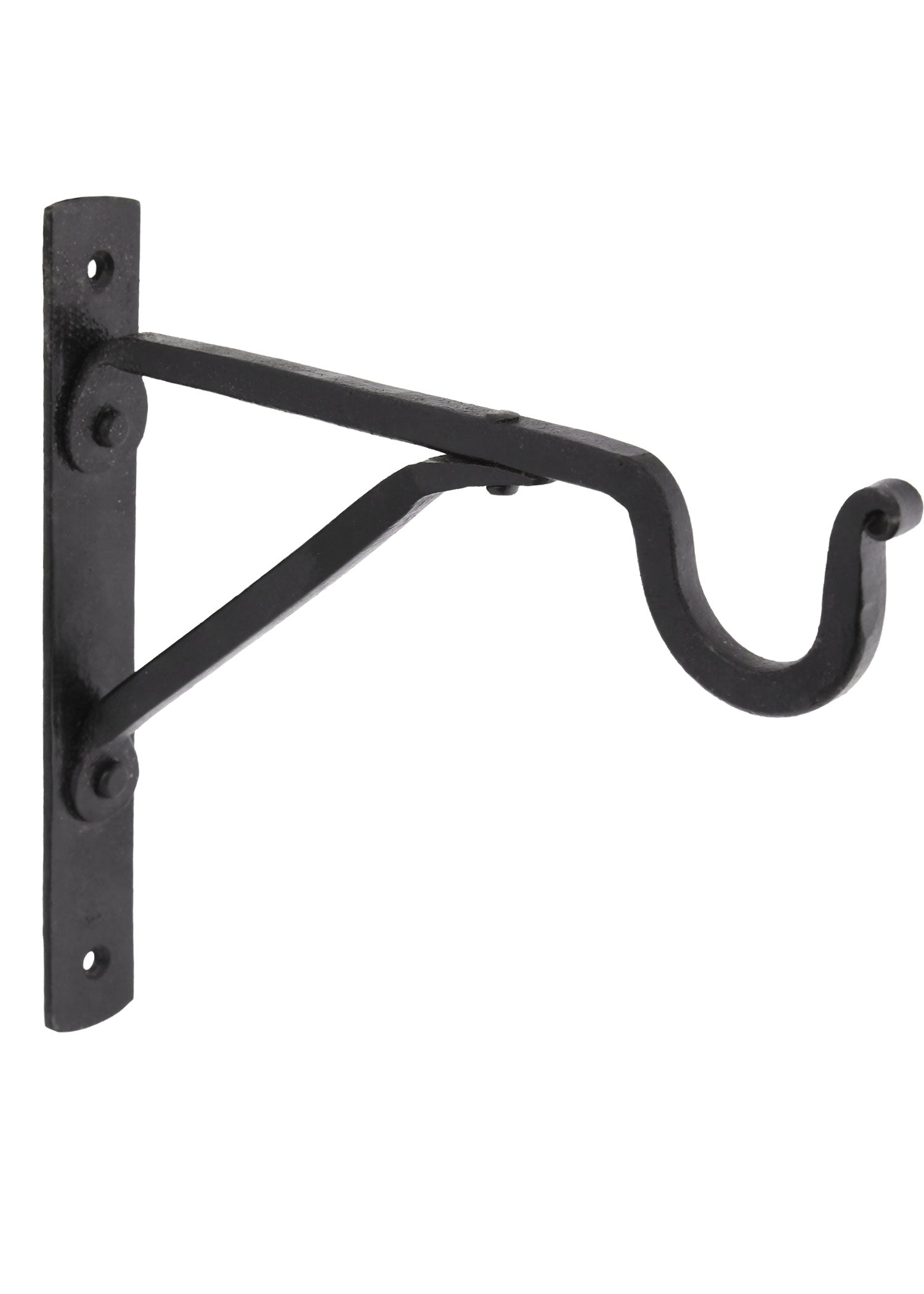 Handgeschmiedeter Wandhaken aus Stahl