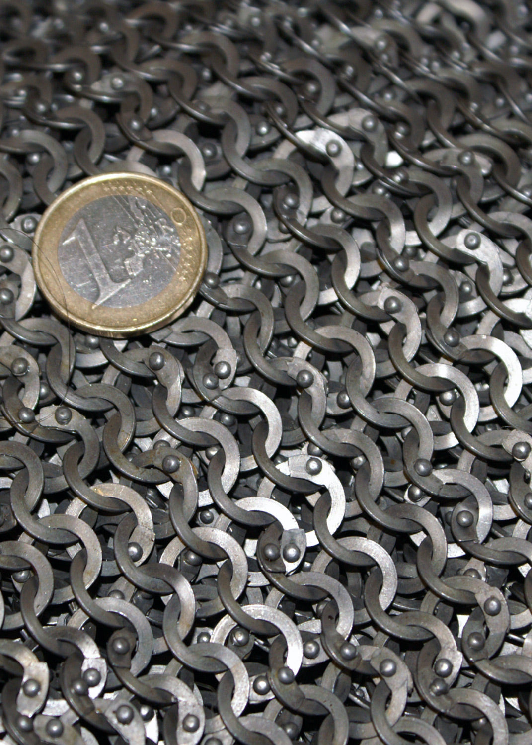 kettenhemd haubergeon 8 mm flachring vernietet gestanzt