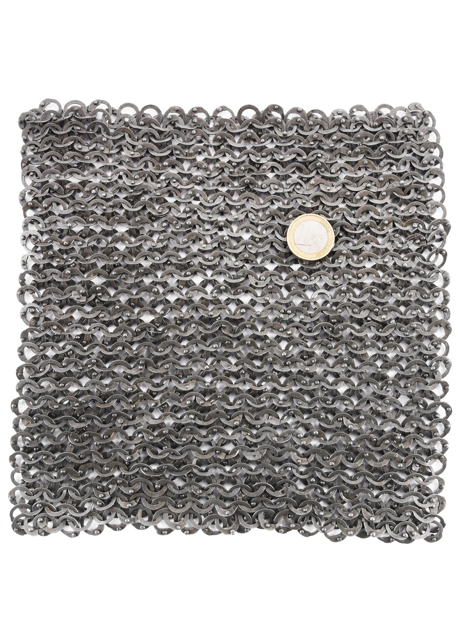 FRR Kettenstück 20x20cm: Vernietetes Kettengeflecht