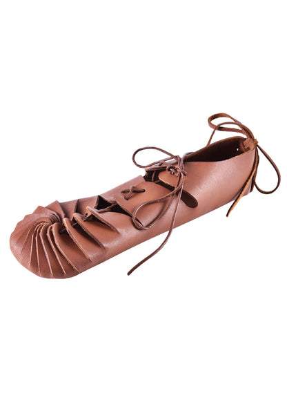 Mittelalter Bundschuhe aus Büffelleder