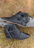 Wikingerschuhe Jorvik aus Büffelleder, Schwarz