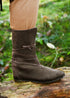 Authentische Wikinger Lederstiefel Oseberg-Stil, braun