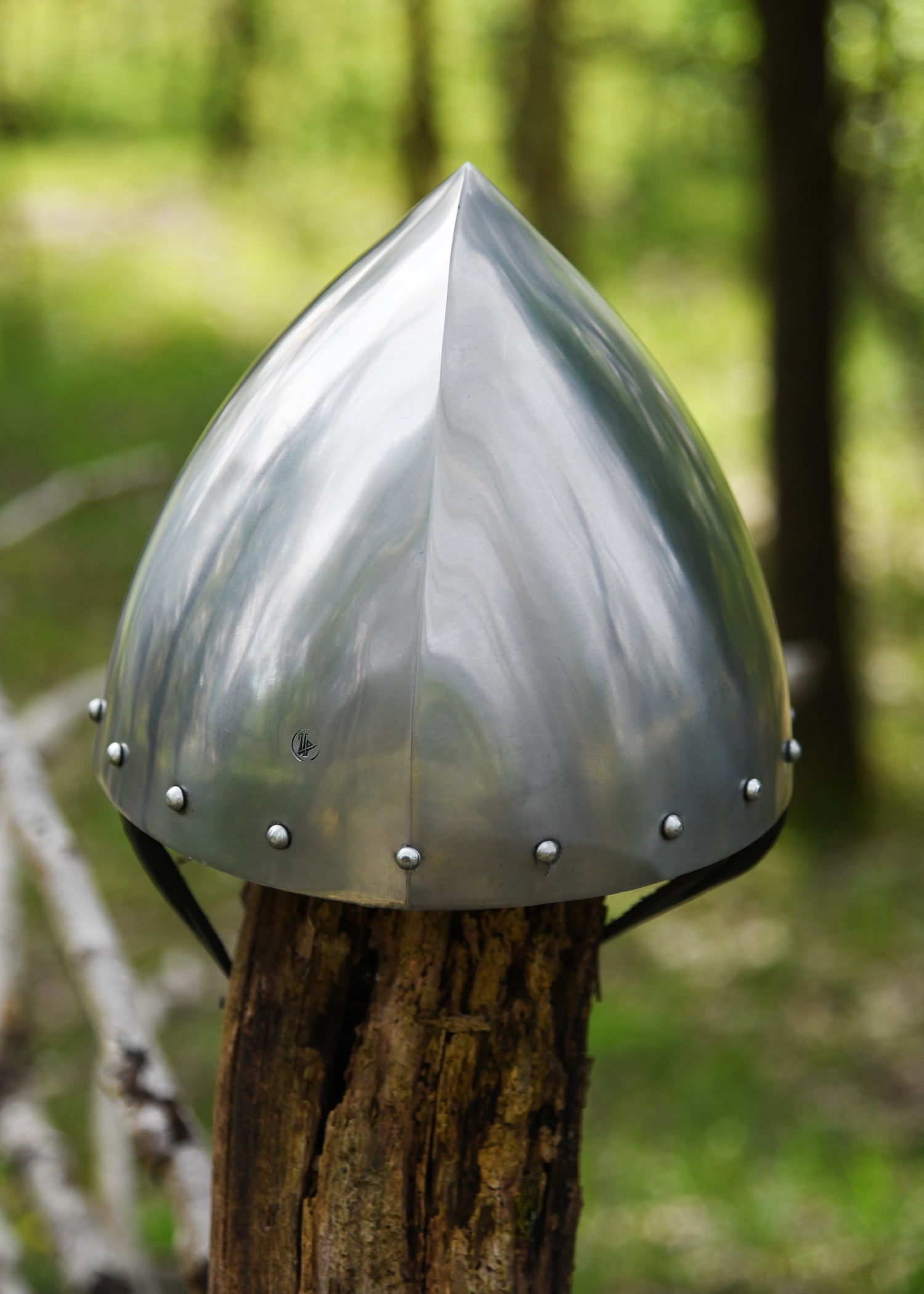 konischer nasalhelm olmuetz 2 mm stahl