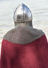 vendelzeitlicher spangenhelm mit kettenbruenne schaukampftauglich
