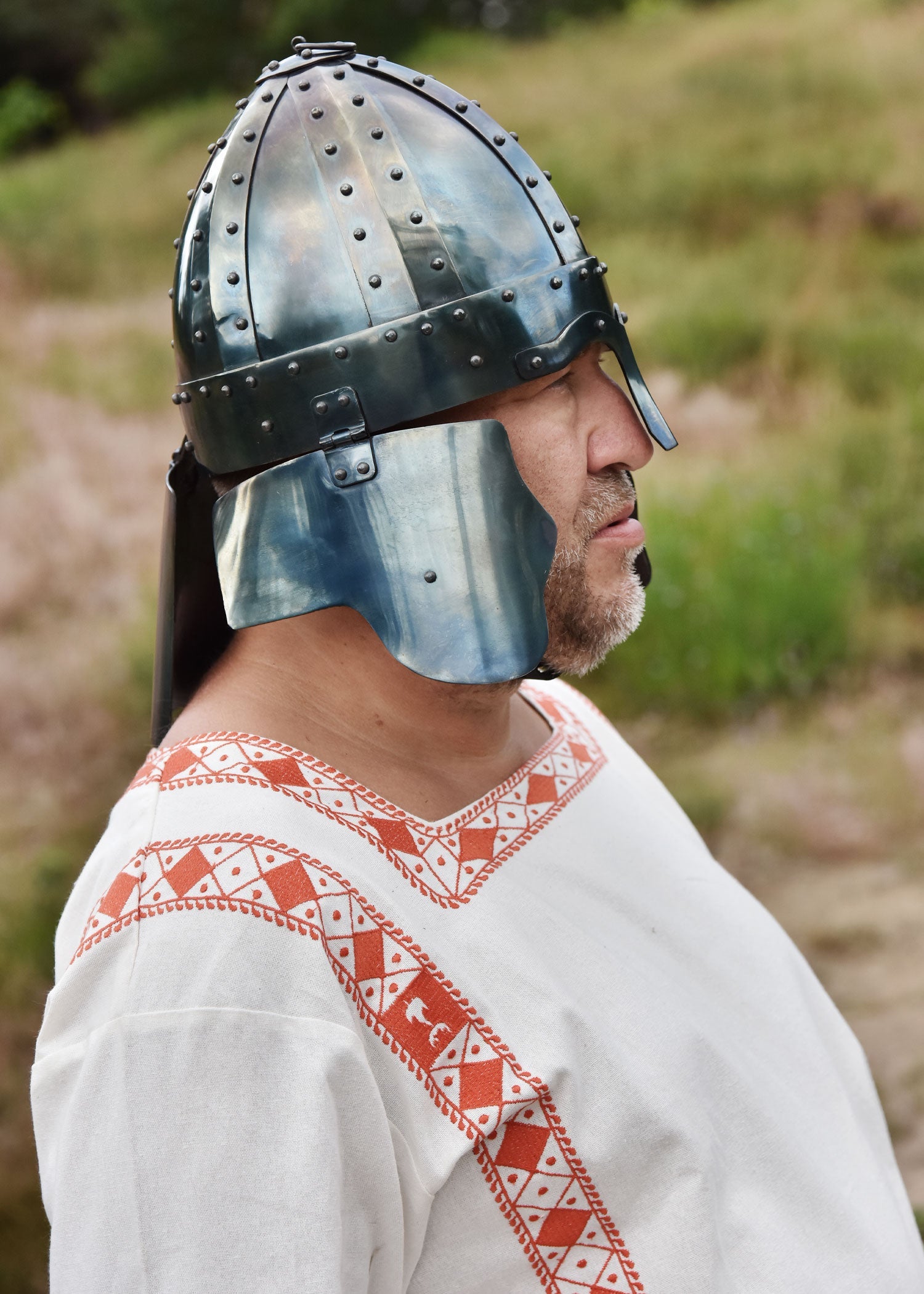 spaetroemischer spangenhelm deir el medina 1 6 mm stahl