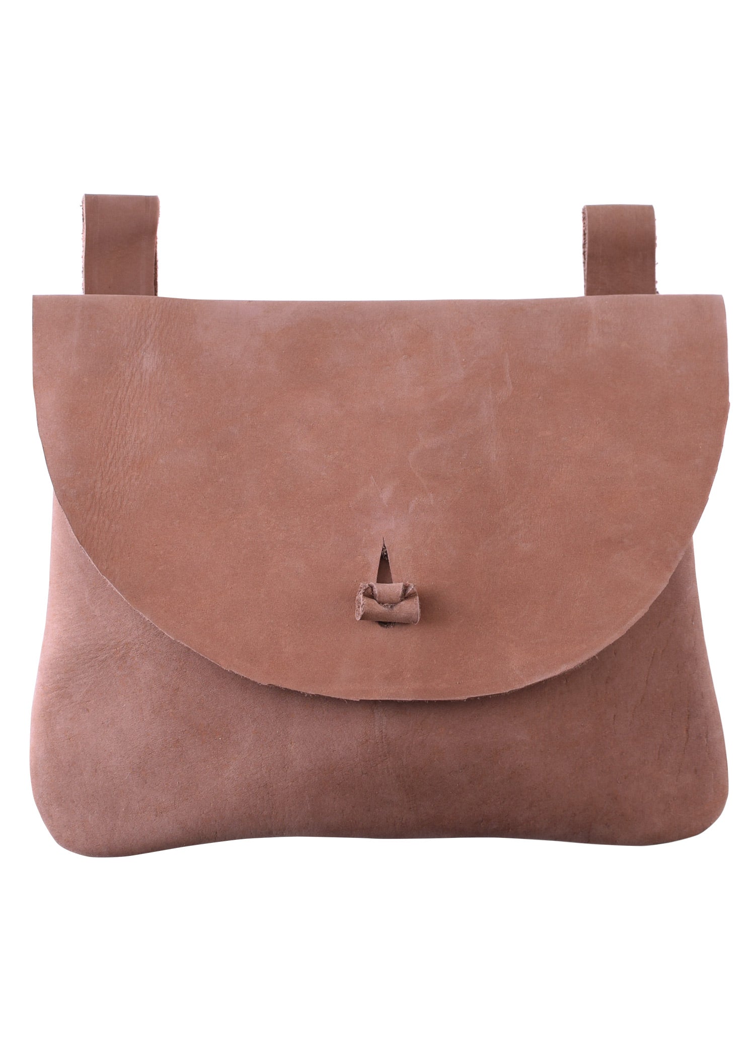 Handvernähte Leder Gürteltasche, rechteckig