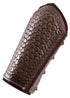 Leder Armschützer mit Prägung & Wildleder (Paar)