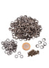 1kg Lose Kettenringe & Nieten ID6mm