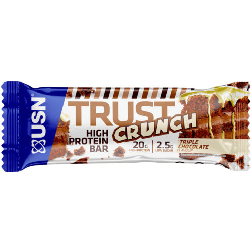 Usn Trust Crunch Bars 12X60G Triple Chocolate