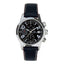 Chronograph Watch in Black & Silver